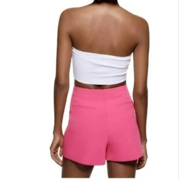 Zara Asymmetric Skort Fuchsia - Picture 3 of 7